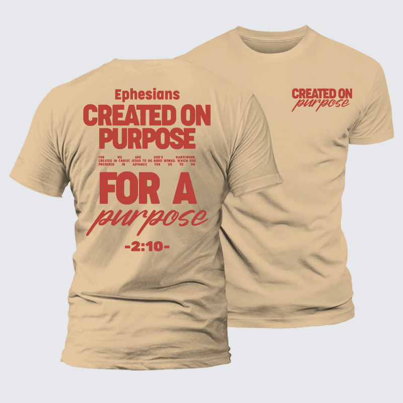 Luxe Mercerized Cotton Tee - Created On Purpose
