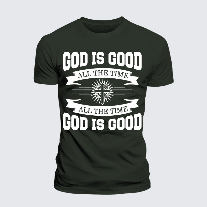 Luxe Mercerized Cotton Tee - God Is Good All The Time