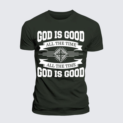 Luxe Mercerized Cotton Tee - God Is Good All The Time