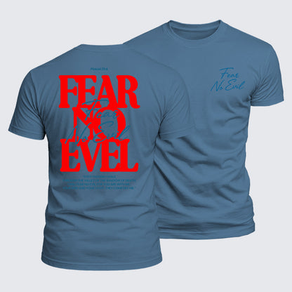 Luxe Mercerized Cotton Tee - Fear No Evil