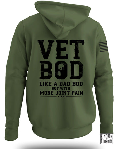 Vet Bod Like Dad Bod Hoodie (Back)