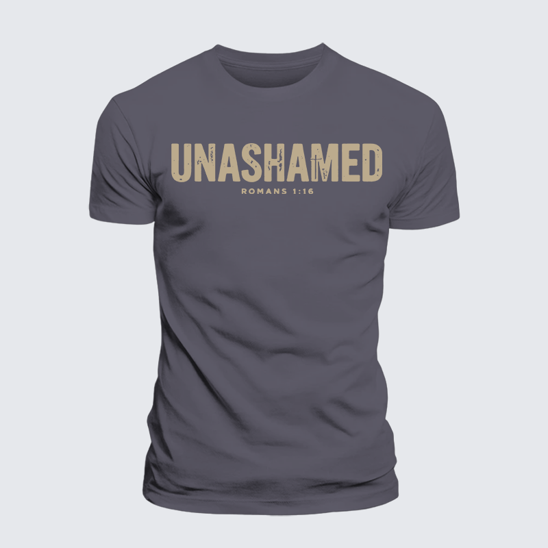 Luxe Mercerized Cotton Tee - UNASHAMED Romans 1:16