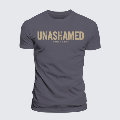 Luxe Mercerized Cotton Tee - UNASHAMED Romans 1:16
