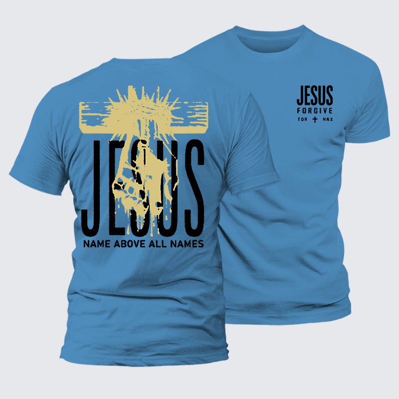 Luxe Mercerized Cotton Tee - Jesus Name Above All Names