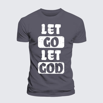 Luxe Mercerized Cotton Tee - Let Go Let God