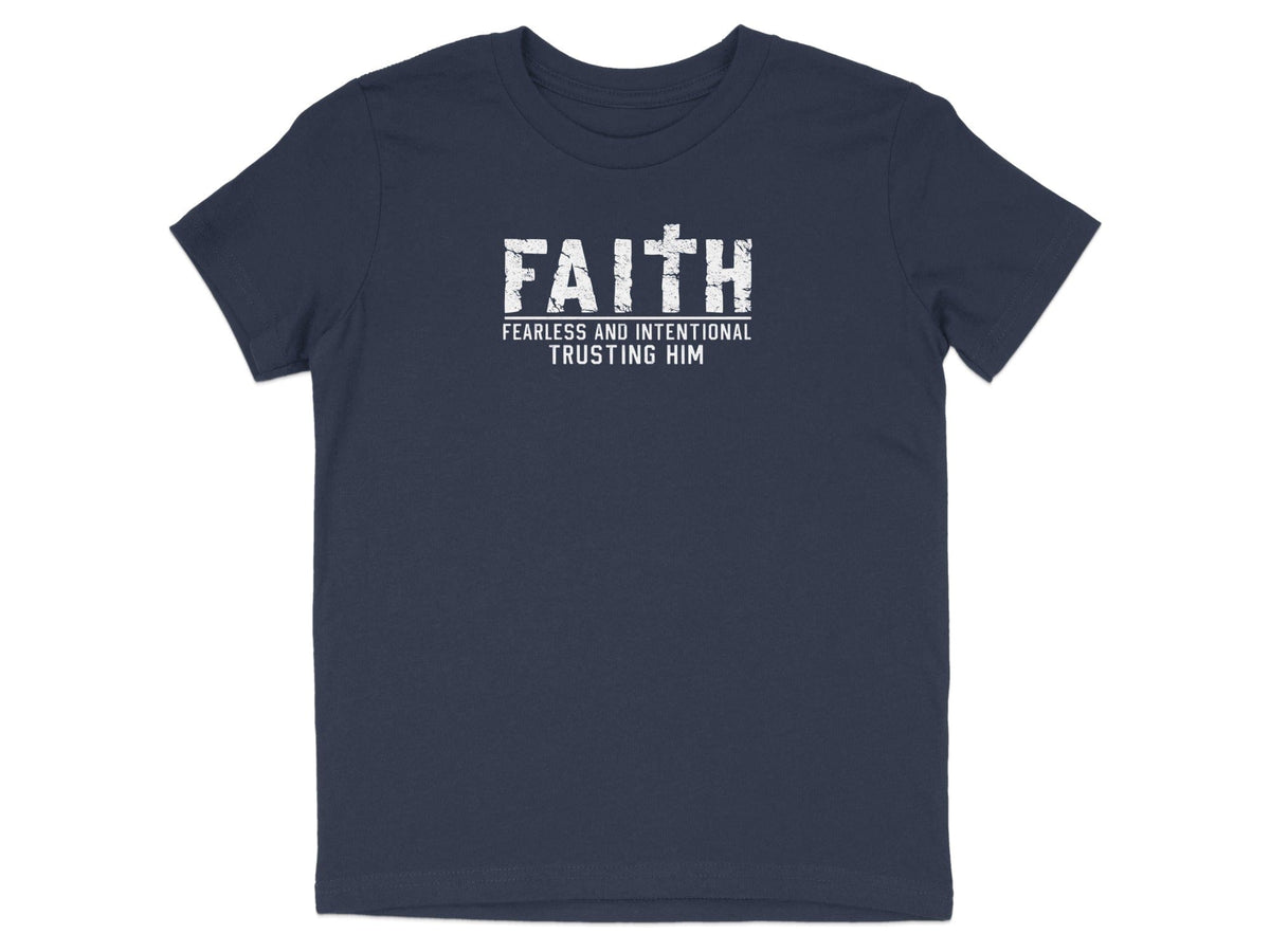 Faith Fearless Intentional Youth T-Shirt