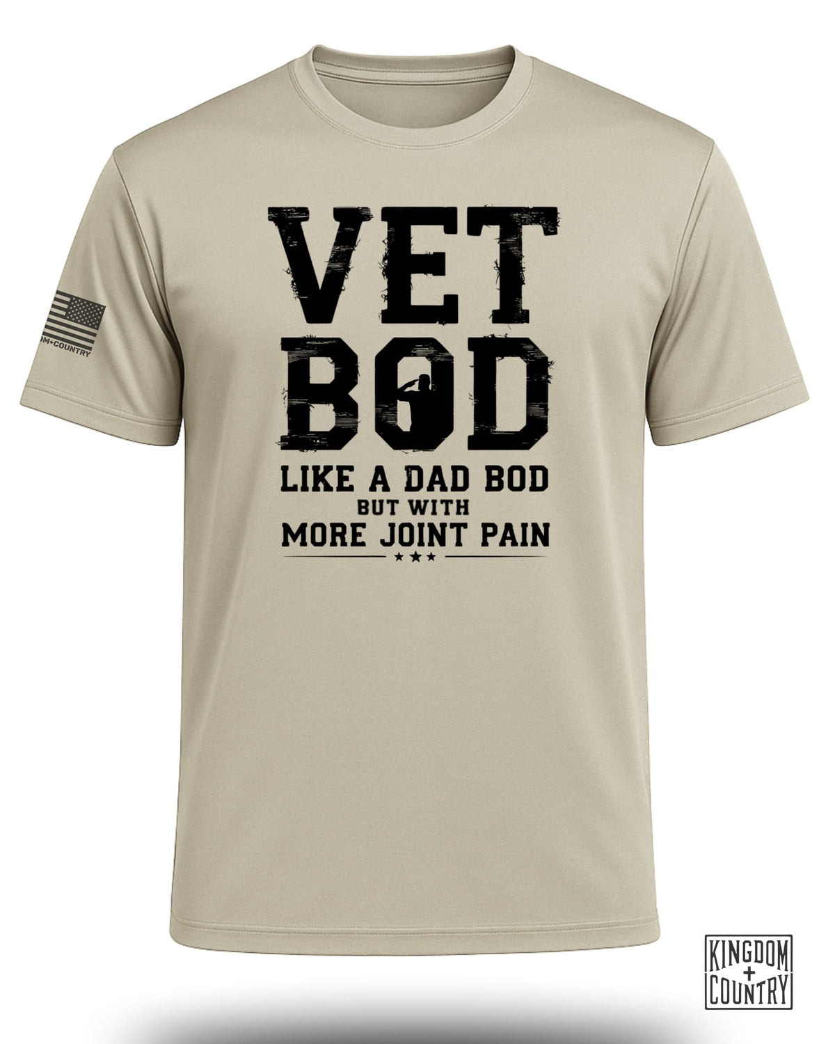 Vet Bod Veteran Humor Performance Shirt