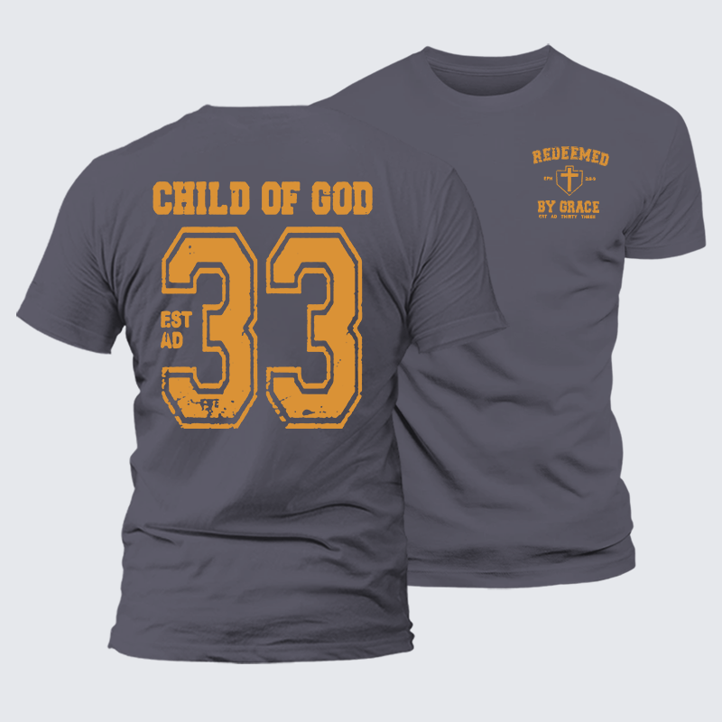 Luxe Mercerized Cotton Tee - Redeemed By Grace