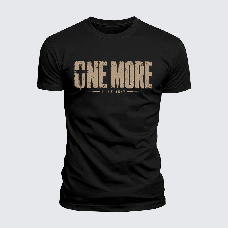 Luxe Mercerized Cotton Tee - One More Luke 15:7
