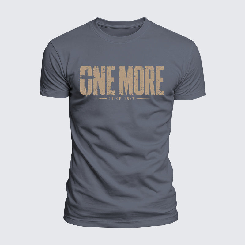 Luxe Mercerized Cotton Tee - One More Luke 15:7