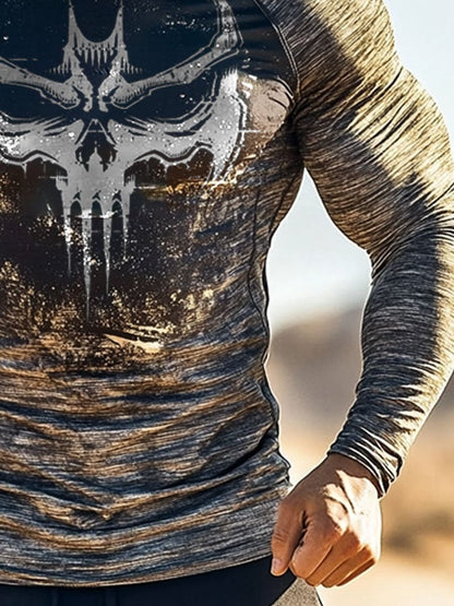 Men's Outdoor Sun Protection Breathable Cool Hooded Sun Protection Long Sleeve Top