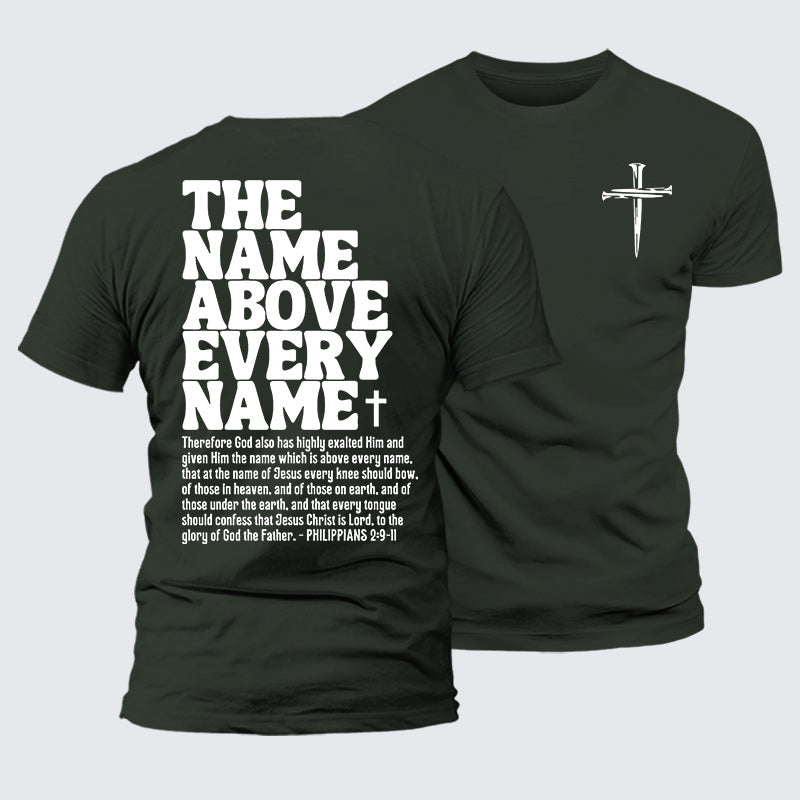 Luxe Mercerized Cotton Tee - The Name Above Every Name