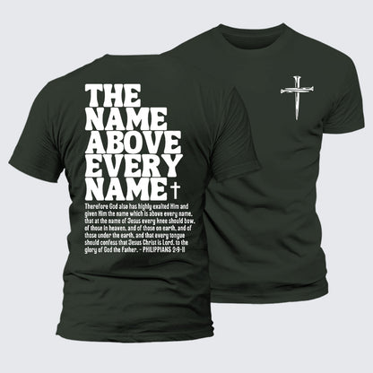 Luxe Mercerized Cotton Tee - The Name Above Every Name
