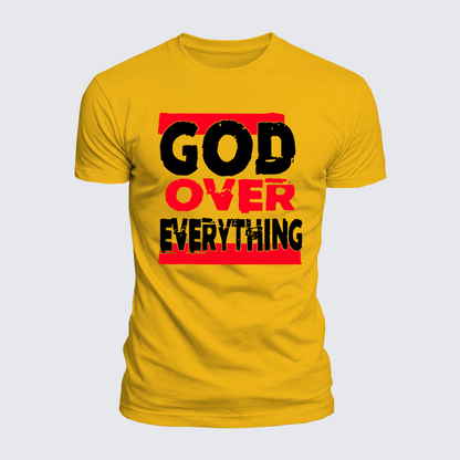 Luxe Mercerized Cotton Tee - God Over Everything