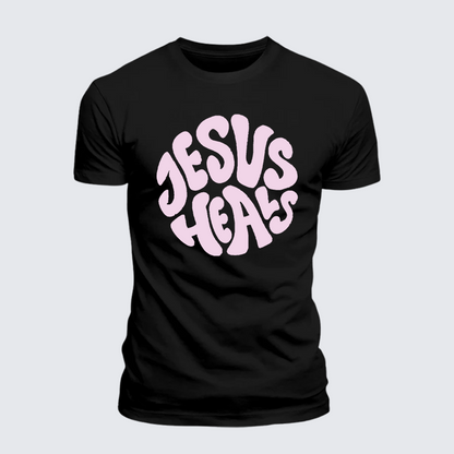 Luxe Mercerized Cotton Tee - Jesus Heals