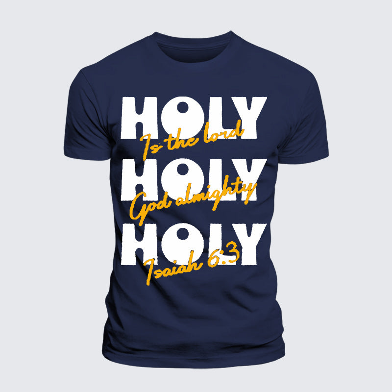Luxe Mercerized Cotton Tee - Holy Holy Holy