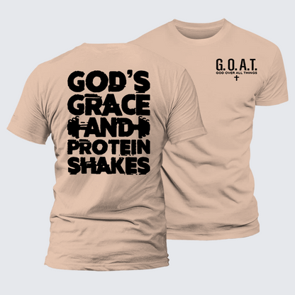 Luxe Mercerized Cotton Tee - Gym Faith