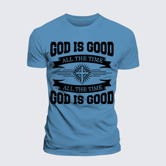Luxe Mercerized Cotton Tee - God Is Good All The Time