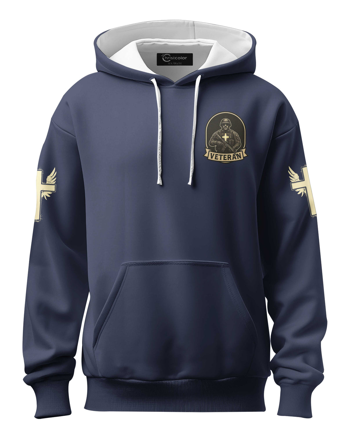 God Took The Strongest Americans All Over Print Hoodie