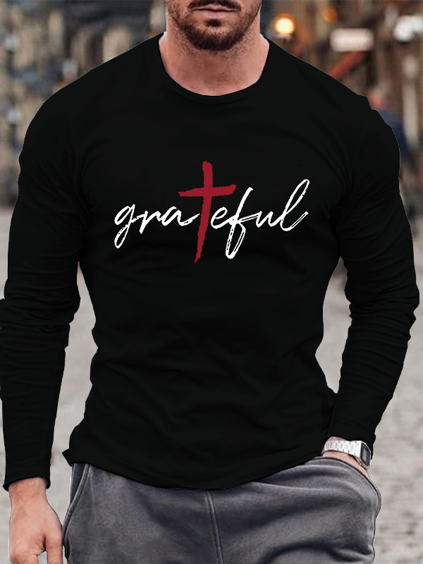 Grateful In Faith Long Sleeve T-Shirt