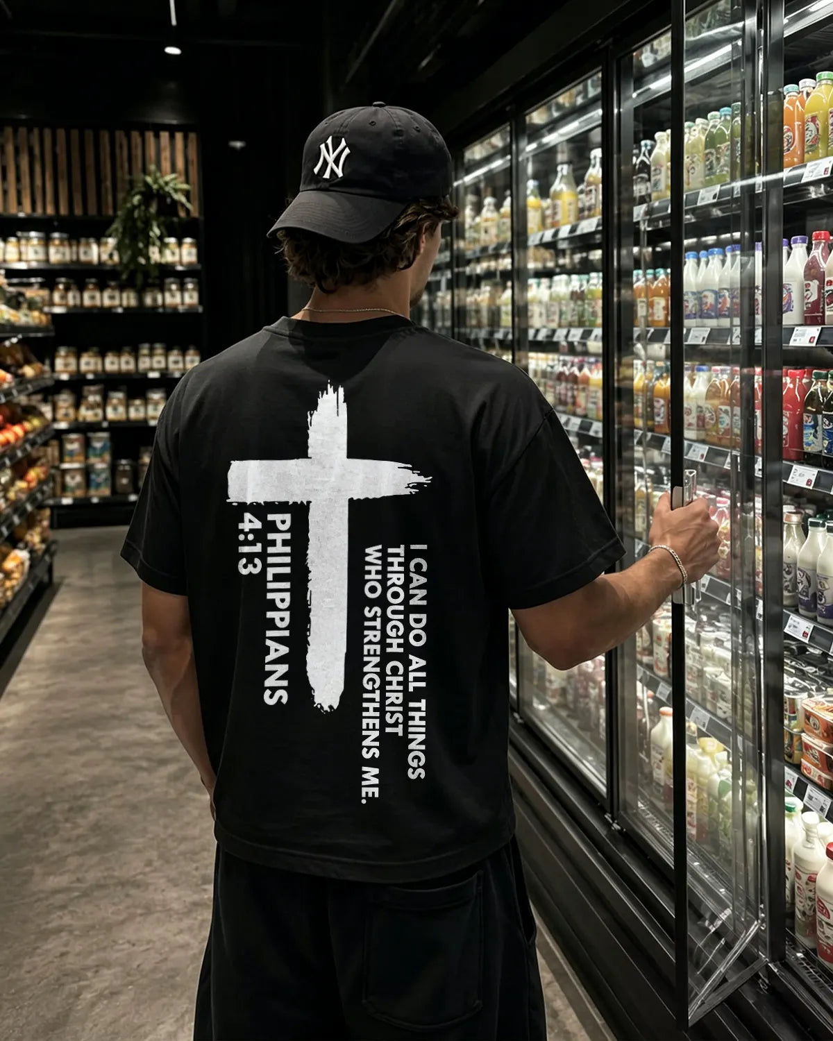 I Can Do All Things Through Christ Who Strengthens Me Printed Men's T-shirt