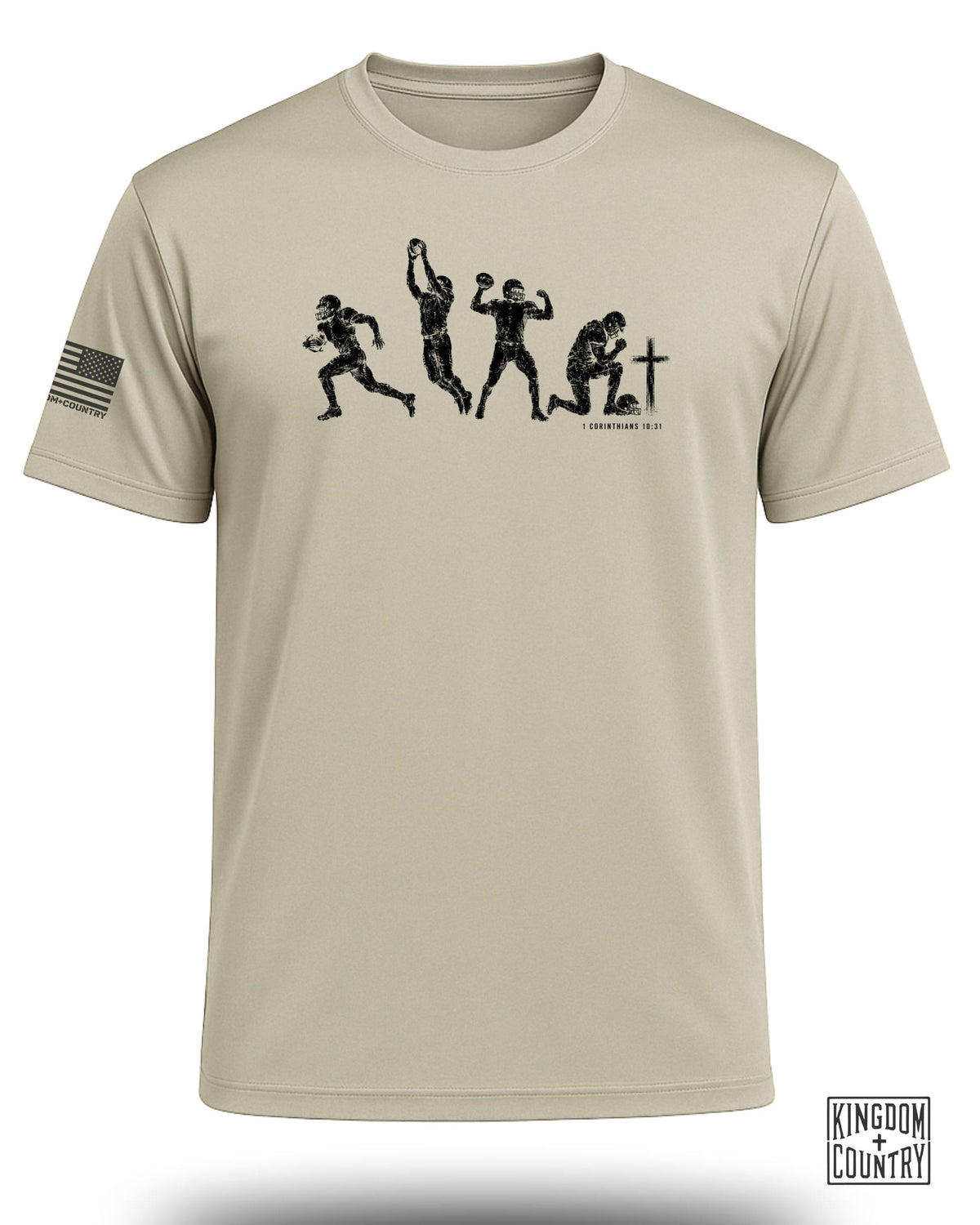 Gridiron Faith 1 Corinthians 10:31 Performance Shirt