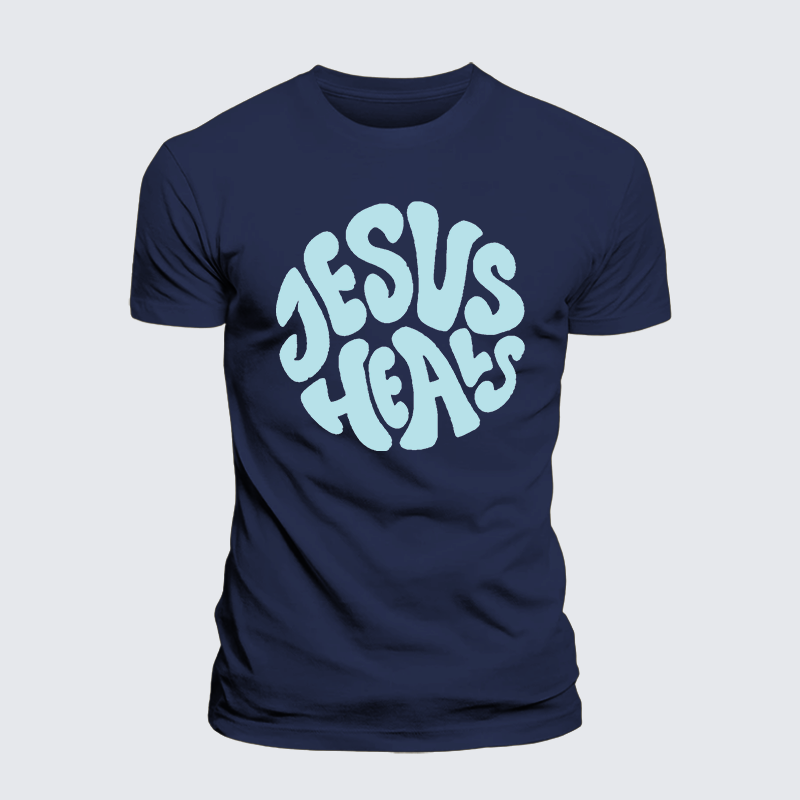 Luxe Mercerized Cotton Tee - Jesus Heals