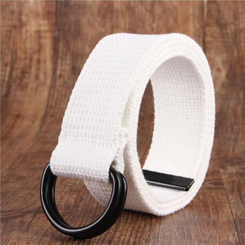 Manlyflex Double Buckle Canvas Simple Belt
