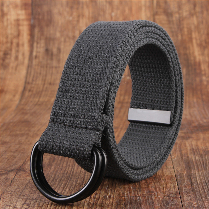Manlyflex Double Buckle Canvas Simple Belt
