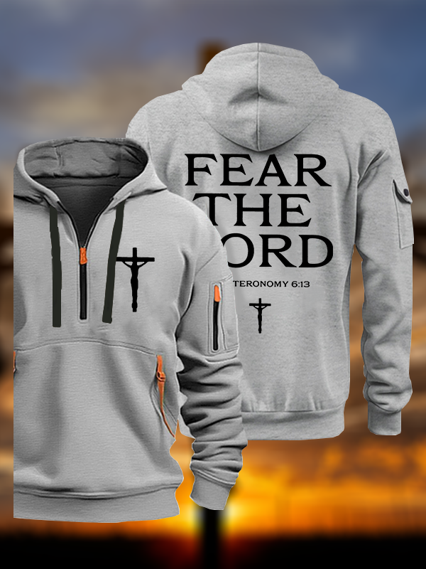 Fear The Lord Jesus God Christian Zipper Hoodies