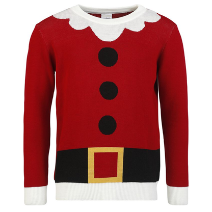 Unisex Christmas Story Print Crew Neck Ugly Christmas Sweatshirt