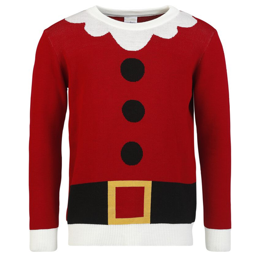 Unisex Christmas Story Print Crew Neck Ugly Christmas Sweatshirt