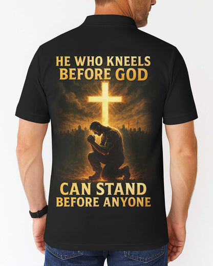 He Who Kneels Before God All Over Print Polo T-Shirt