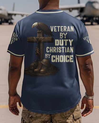 Veteran By Duty Christian By Choice Jersey