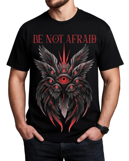Be Not Afraid Seraphim Angel Vintage Unisex Tee - Christian Faith