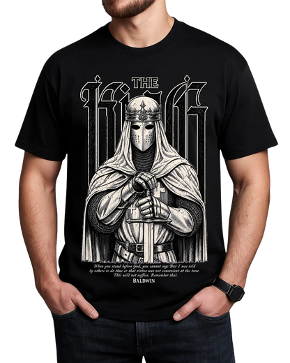 Baldwin IV “The Leper King” Vintage Unisex T-Shirt | Crusader King of Jerusalem Tee
