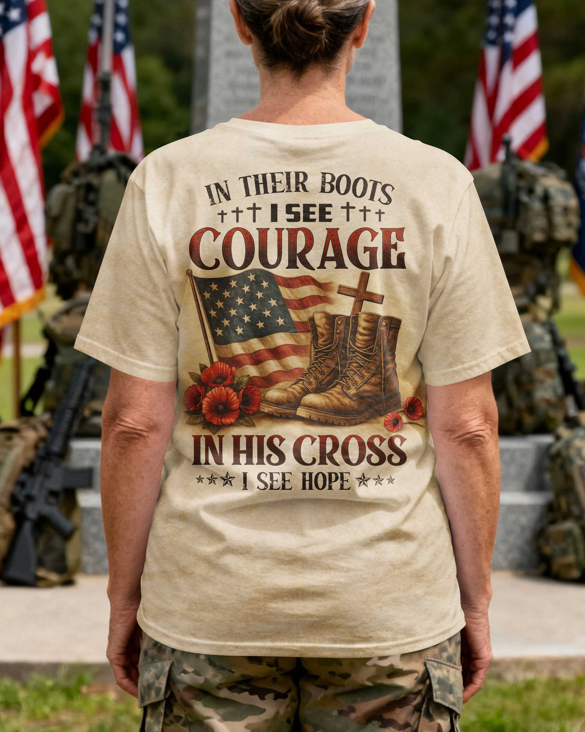 In Their Boots I See Courage T-Shirt