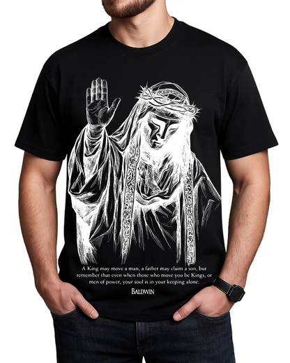 King Baldwin IV Crusader Quote Graphic T-Shirt