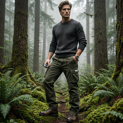 Men's Cotton Cargo Tactical Pants