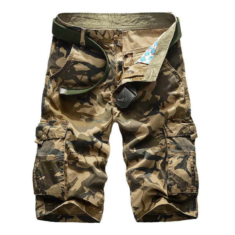 Manlyflex Camo Multi-pocket Men Shorts