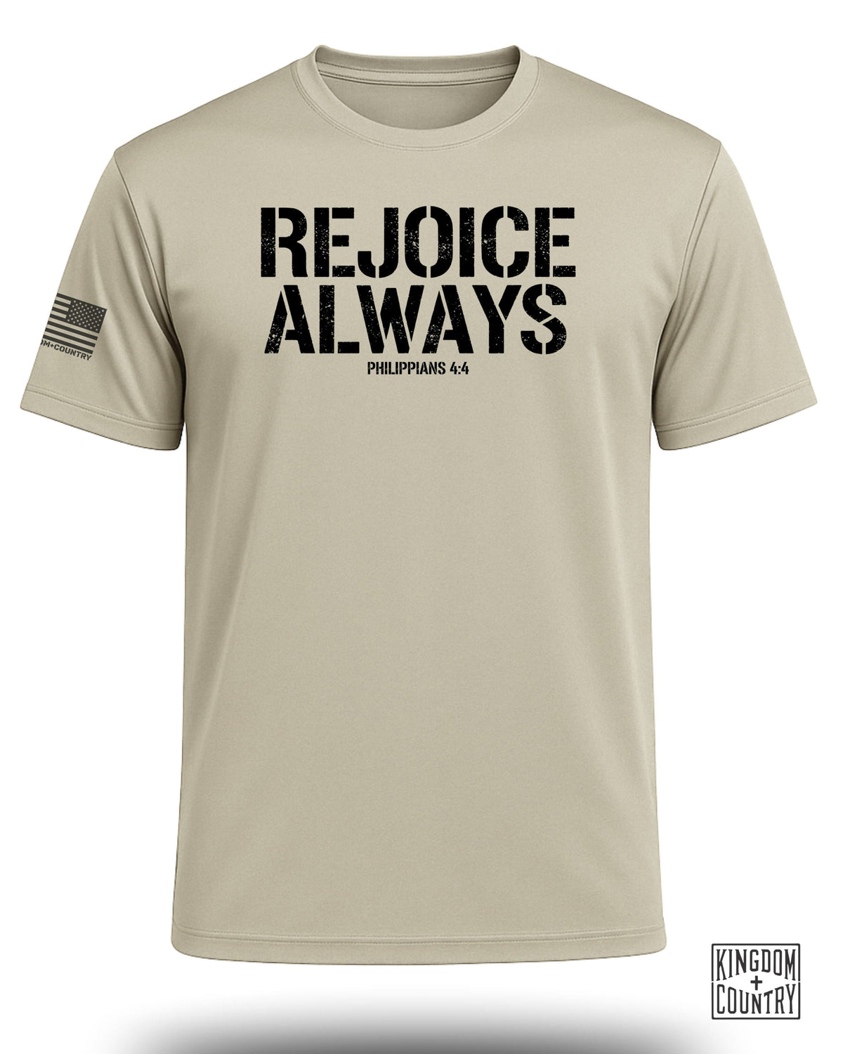 Rejoice Always Faith Performance Shirt