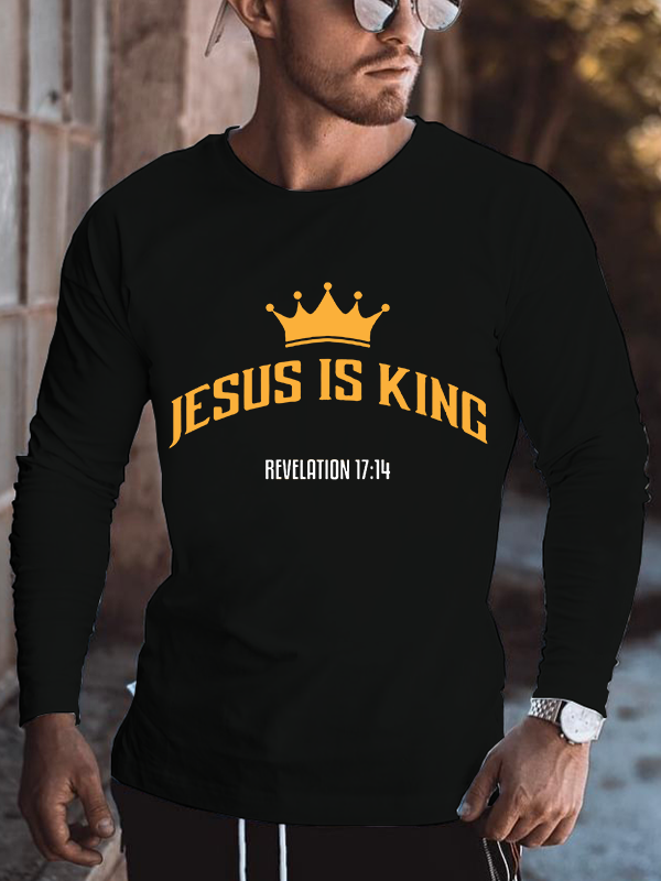 Jesus Is King  Long Sleeve T-Shirt