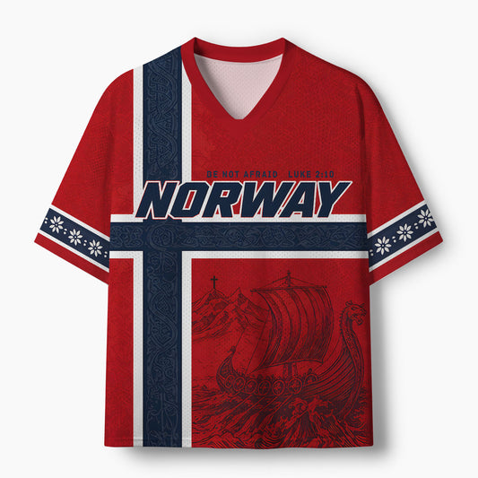 Personalized Be Not Afraid Christian Mesh Jersey