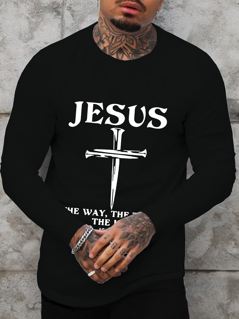 Jesus The Way The Truth The Life Long Sleeve T-Shirt