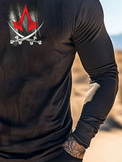 Men's Outdoor Sun Protection Breathable Cool Hooded Sun Protection Long Sleeve Top