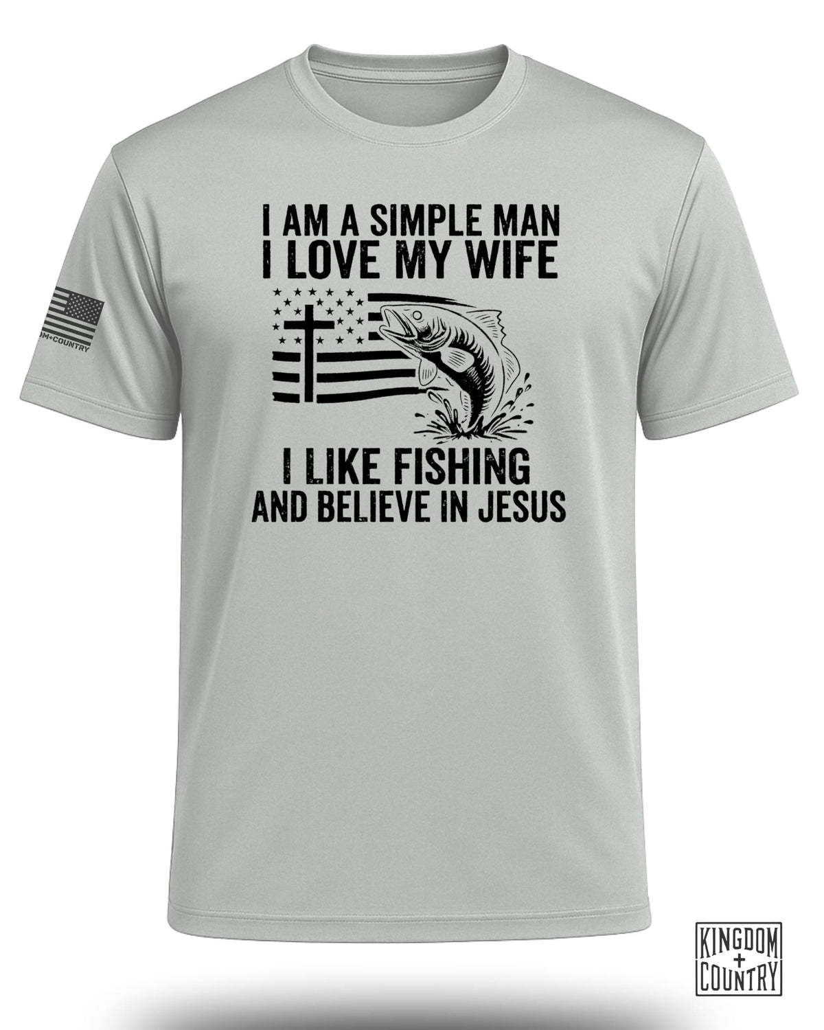 Simple Man Fishing & Faith Performance Shirt