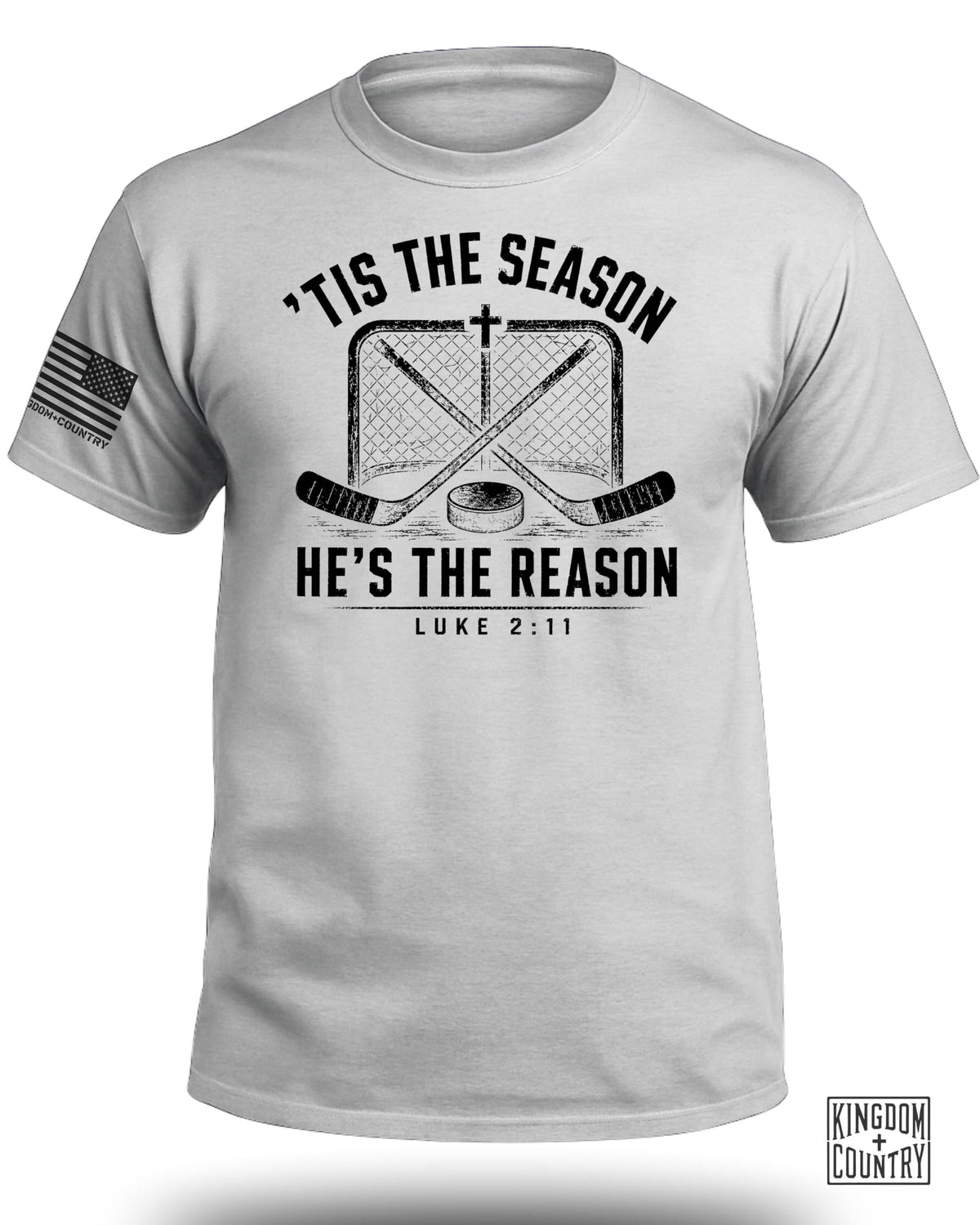 'Tis The Season He's The Reason - Hockey T-Shirt
