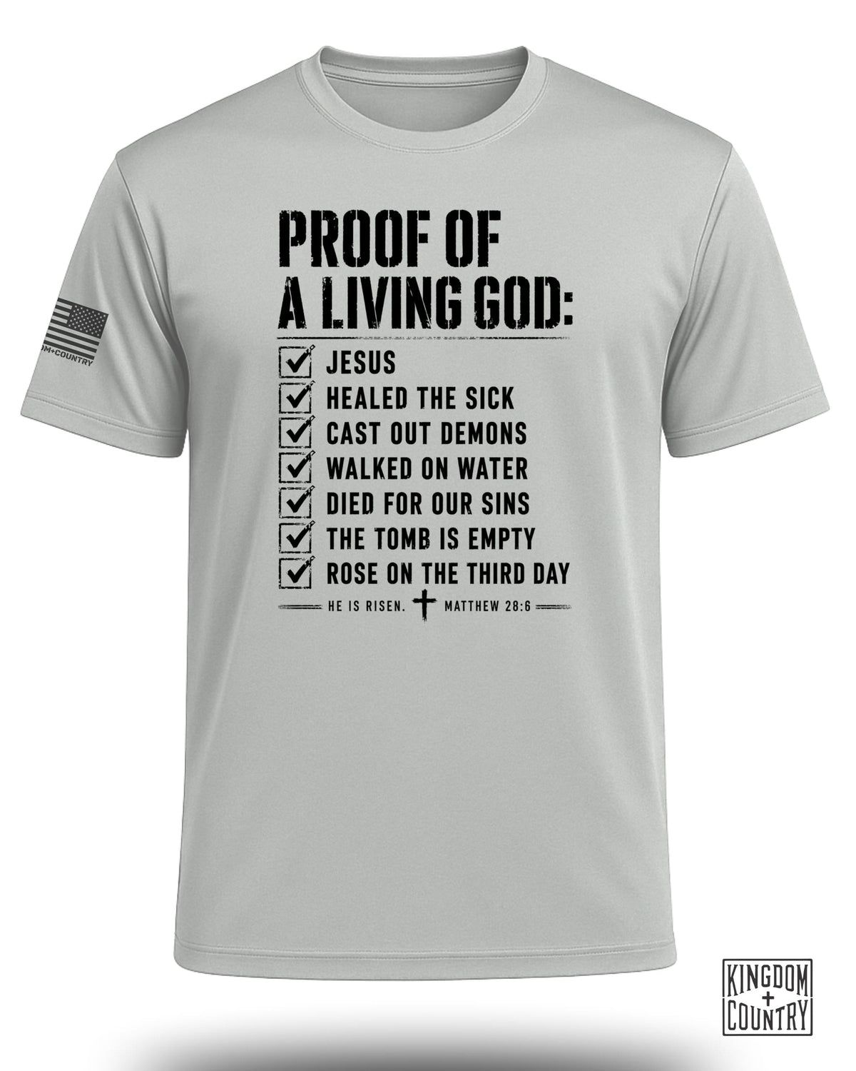 Proof of a Living God Performance Shirt