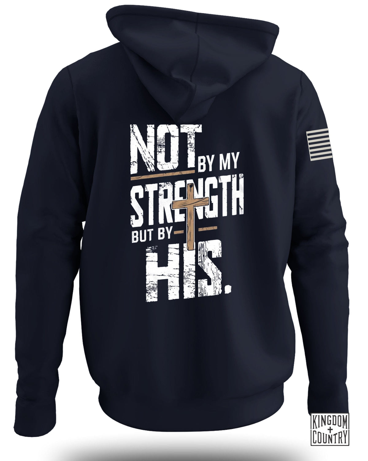 Not by My Strength Graphic Hoodie