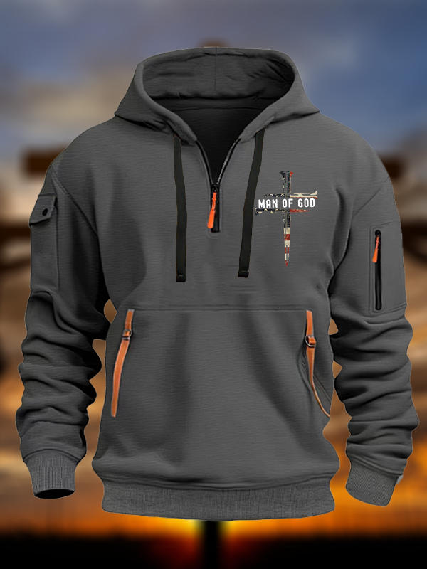 Man Of God Jesus God Christian Zipper Hoodies